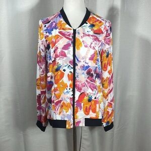 NYDJ Floral Print Jacket